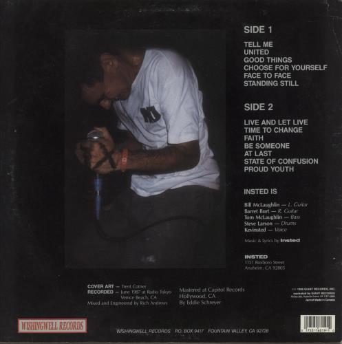 Insted Bonds Of Friendship - Red Vinyl vinyl LP album (LP record) US 7P8LPBO868363