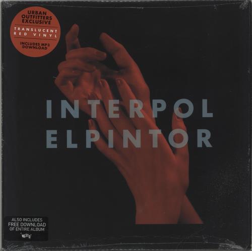 Interpol El Pintor - Red Vinyl vinyl LP album (LP record) US ITPLPEL661043