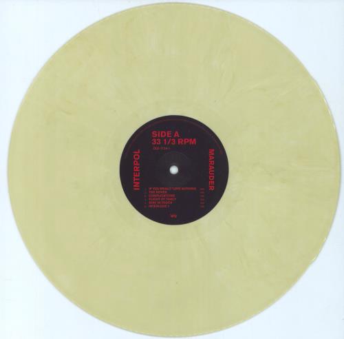 Interpol Marauder - Cream Vinyl vinyl LP album (LP record) UK ITPLPMA794858