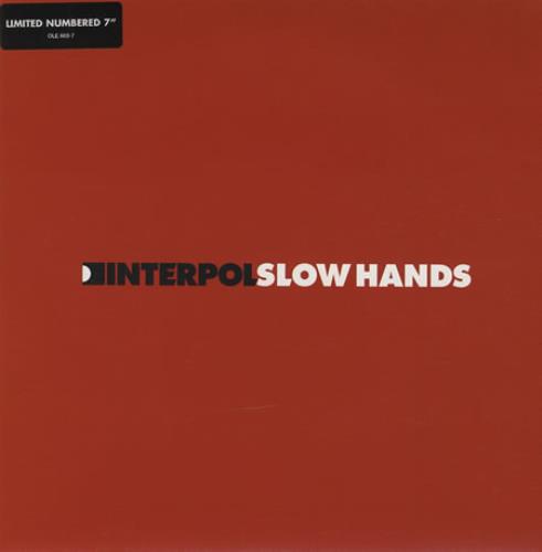 Interpol Slow Hands - 2 x 7" 7" vinyl single (7 inch record / 45) UK ITP07SL427839