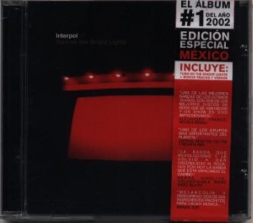 Interpol Turn On The Bright Lights CD album (CDLP) Mexican ITPCDTU336520