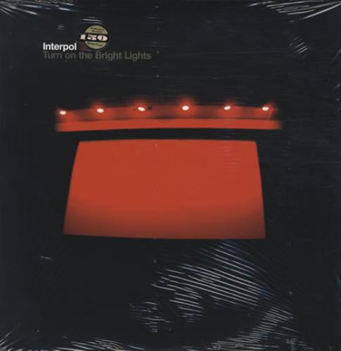 Interpol Turn On The Bright Lights vinyl LP album (LP record) US ITPLPTU346445