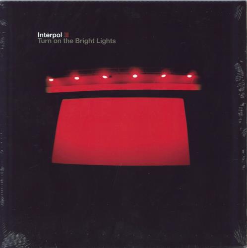 Interpol Turn On The Bright Lights vinyl LP album (LP record) UK ITPLPTU811646