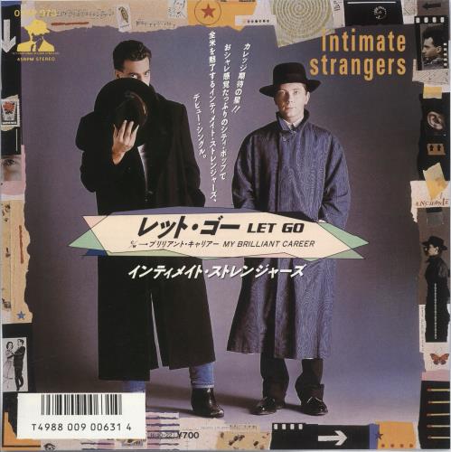 Intimate Strangers Let Go + Insert 7" vinyl single (7 inch record / 45) Japanese IO207LE720139