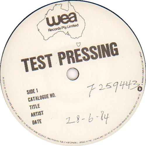 Inxs Burn For You - White Label 7" vinyl single (7 inch record / 45) Australian INX07BU644809