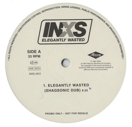 Inxs Elegantly Wsted 12" vinyl single (12 inch record / Maxi-single) UK INX12EL84592