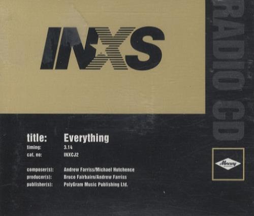 Inxs Everything CD single (CD5 / 5") UK INXC5EV84926