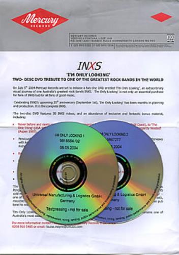 Inxs I'm Only Looking - The Best Of DVD UK INXDDIM296151