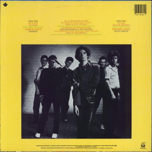Inxs Inxs vinyl LP album (LP record) Canadian INXLPIN769543