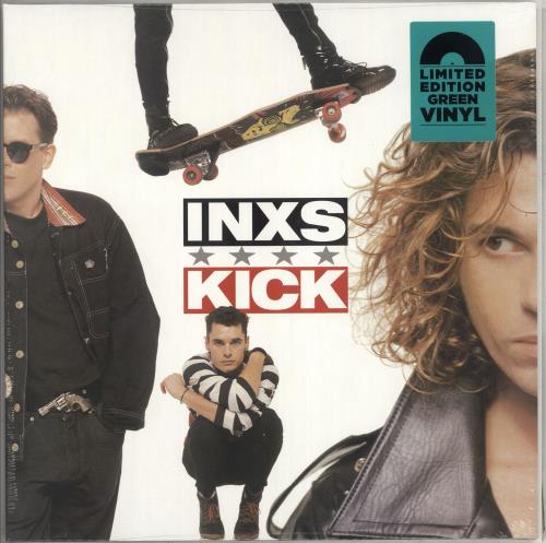 Inxs Kick - Green Vinyl - Sealed vinyl LP album (LP record) German INXLPKI710600
