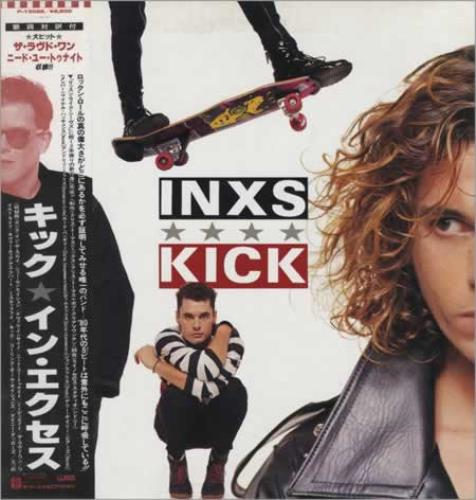 Inxs Kick vinyl LP album (LP record) Japanese INXLPKI236757