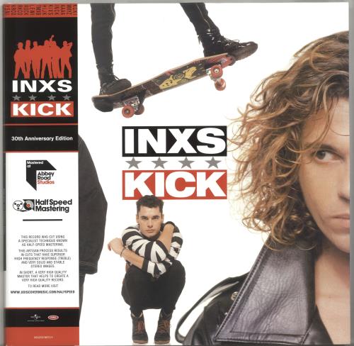 Inxs Kick 2-LP vinyl record set (Double LP Album) UK INX2LKI701046