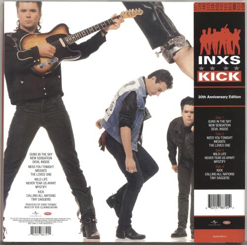 Inxs Kick 2-LP vinyl record set (Double LP Album) UK INX2LKI701046