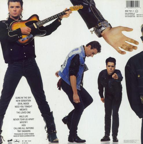 Inxs Kick vinyl LP album (LP record) Spanish INXLPKI800025