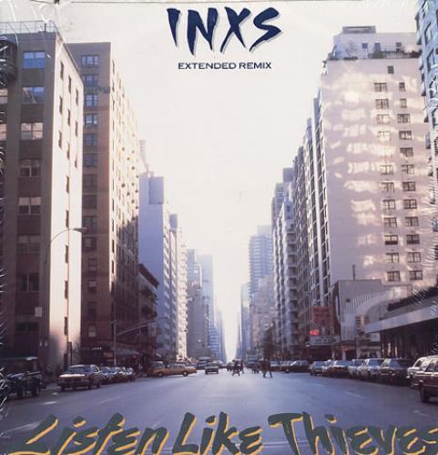 Inxs Listen Like Thieves - Picture sleeve 12" vinyl single (12 inch record / Maxi-single) US INX12LI27427