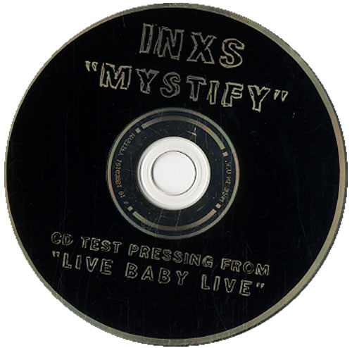 Inxs Mystify - Live Baby Live CD single (CD5 / 5") UK INXC5MY06727