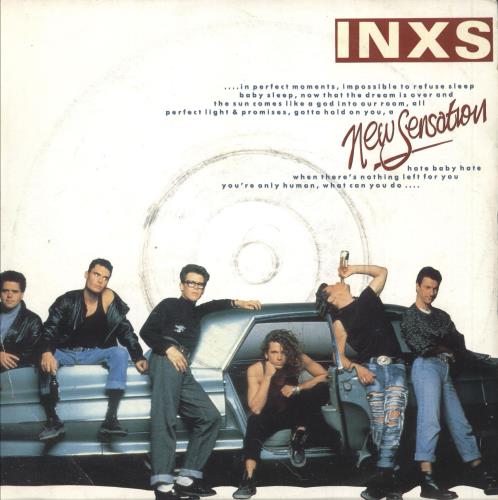 Inxs New Sensation 7" vinyl single (7 inch record / 45) UK INX07NE43535