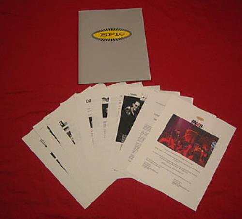 Inxs Pretty Vegas media press pack US INXPPPR352792