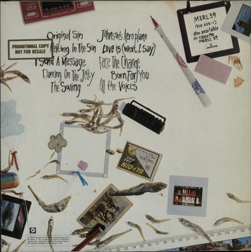 Inxs The Swing - Gold Promo Stamp vinyl LP album (LP record) UK INXLPTH651694