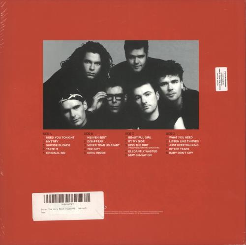 Inxs The Very Best - Silver Vinyl - Sealed 2-LP vinyl record set (Double LP Album) UK INX2LTH730976