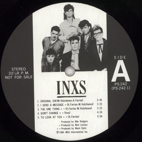 Inxs The Very Best Of Inxs 19831984 Japanese Promo vinyl LP album (LP