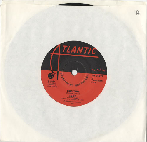Inxs This Time 7" vinyl single (7 inch record / 45) Canadian INX07TH476329