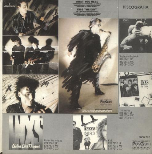Inxs What You Need 7" vinyl single (7 inch record / 45) Italian INX07WH10636