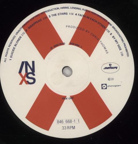 Inxs X - VG vinyl LP album (LP record) UK INXLPXV881309