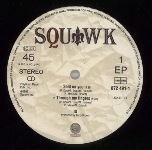 IQ Sold On You 12" vinyl single (12 inch record / Maxi-single) Dutch I-Q12SO463490