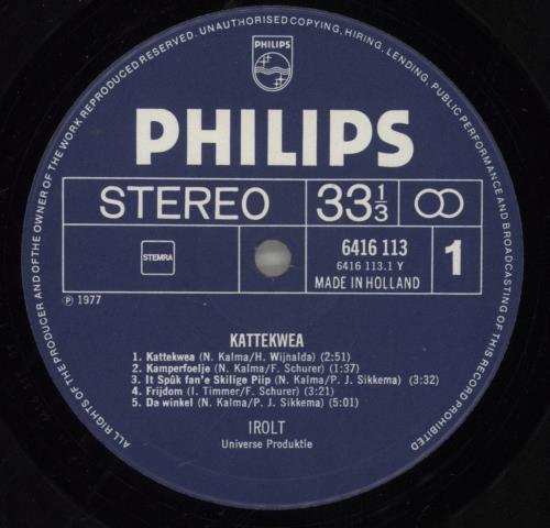 Irolt Kattekwea vinyl LP album (LP record) Dutch 9-4LPKA877693