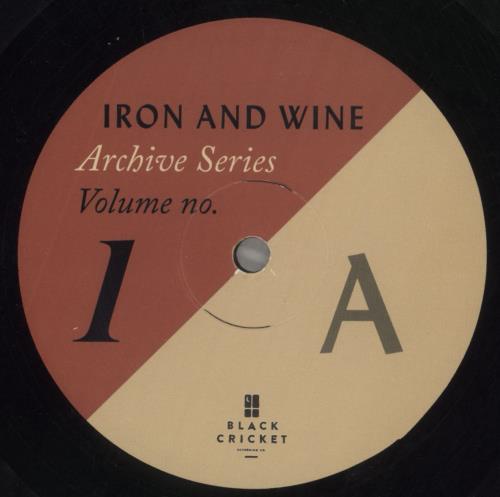 Iron & Wine Archive Series Volume No. 1 2-LP vinyl record set (Double LP Album) US IWI2LAR858654