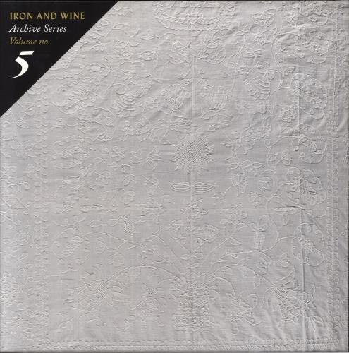 Iron & Wine Archive Series Volume No. 5 - Yellow Swirl Vinyl vinyl LP album (LP record) US IWILPAR858598