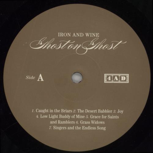 Iron & Wine Ghost on Ghost - RSD13 vinyl LP album (LP record) UK IWILPGH858611