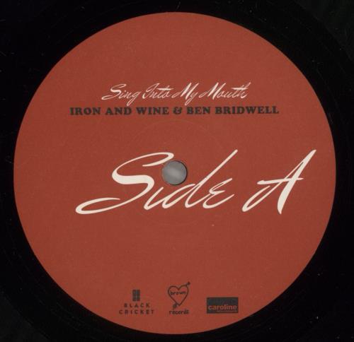 Iron & Wine Sing Into My Mouth vinyl LP album (LP record) US IWILPSI881899