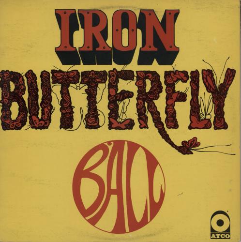 Iron Butterfly Ball - 1st - EX vinyl LP album (LP record) UK IRBLPBA760426