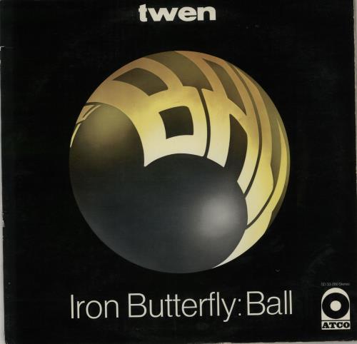 Iron Butterfly Ball - yellow label vinyl LP album (LP record) German IRBLPBA653307