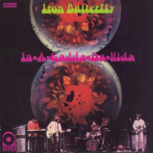 Iron Butterfly In-A-Gadda-Da Vida - EX vinyl LP album (LP record) US IRBLPIN807415