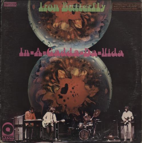 Iron Butterfly In-A-Gadda-Da-Vida vinyl LP album (LP record) Canadian IRBLPIN751197