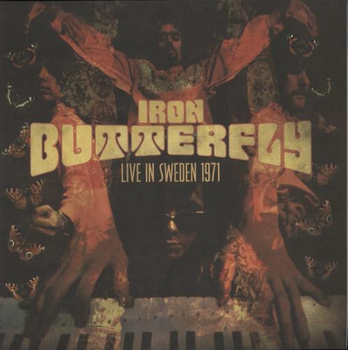 Iron Butterfly Live In Sweden 1971 vinyl LP album (LP record) US IRBLPLI730670