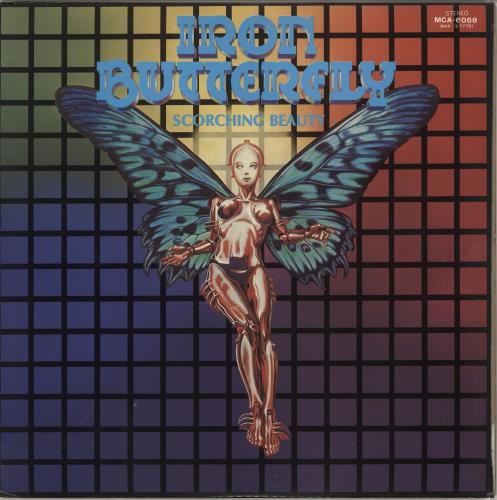 Iron Butterfly Scorching Beauty vinyl LP album (LP record) Japanese IRBLPSC749581