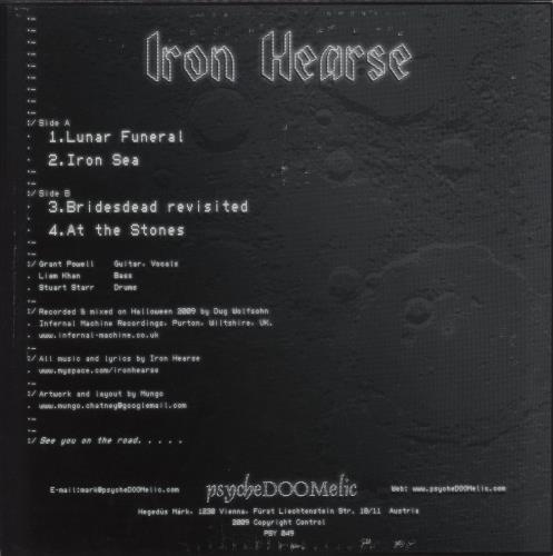 Iron Hearse Lunar Funeral 12" vinyl single (12 inch record / Maxi-single) Austrian 9X312LU866722