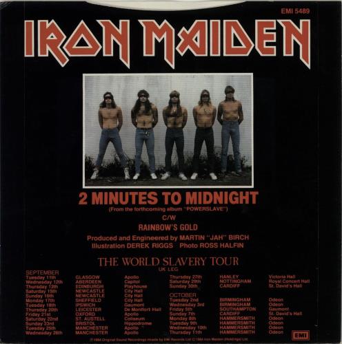 Iron Maiden 2 Minutes To Midnight - 4pr 7" vinyl single (7 inch record / 45) UK IRO07MI01456