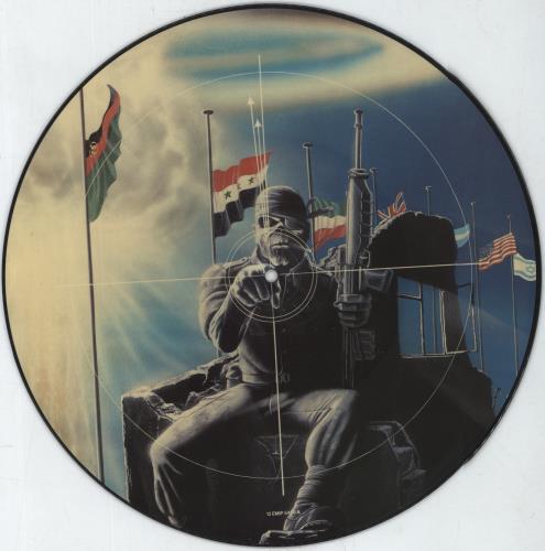 Iron Maiden 2 Minutes To Midnight - EX 12" vinyl picture disc (12 inch picture record) UK IRO2PMI816263