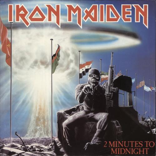 Iron Maiden 2 Minutes To Midnight 12" vinyl single (12 inch record / Maxi-single) New Zealand IRO12MI275537