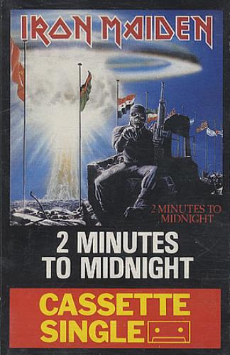 Iron Maiden 2 Minutes To Midnight cassette single UK IROCSMI399511