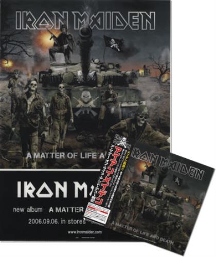 Iron Maiden A Matter Of Life And Death + Document Folder CD album (CDLP) Japanese IROCDAM411013