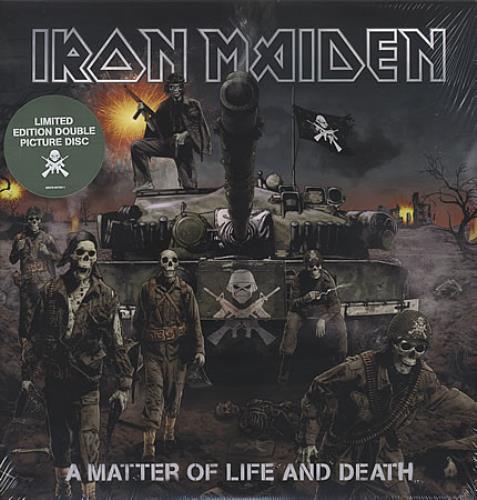 Iron Maiden A Matter Of Life And Death picture disc LP (vinyl picture disc album) US IROPDAM393361