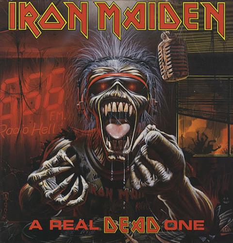 Iron Maiden A Real Dead One vinyl LP album (LP record) Venezuelan IROLPAR347853