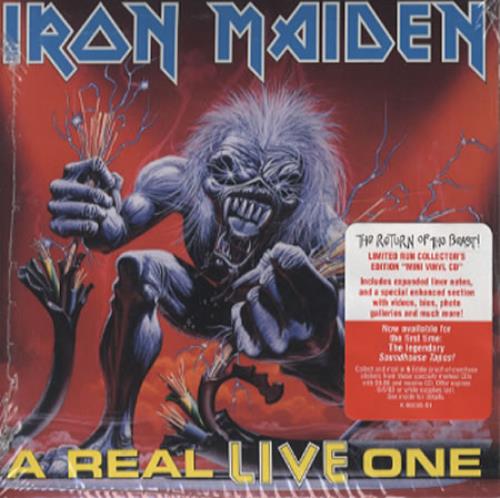 Iron Maiden A Real Live One CD album (CDLP) US IROCDAR345132