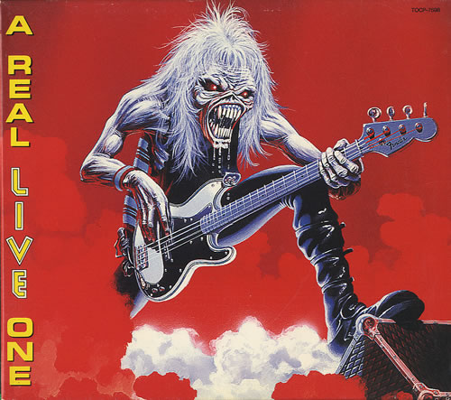Iron Maiden A Real LIVE One CD album (CDLP) Japanese IROCDAR435857